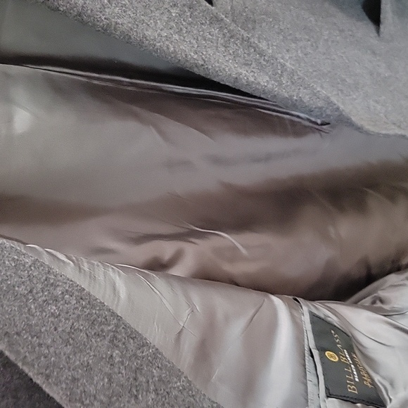 MENS BILL BLASS 44L BLAZER CAMEL HAIR GRAY RETRO - Picture 6 of 7